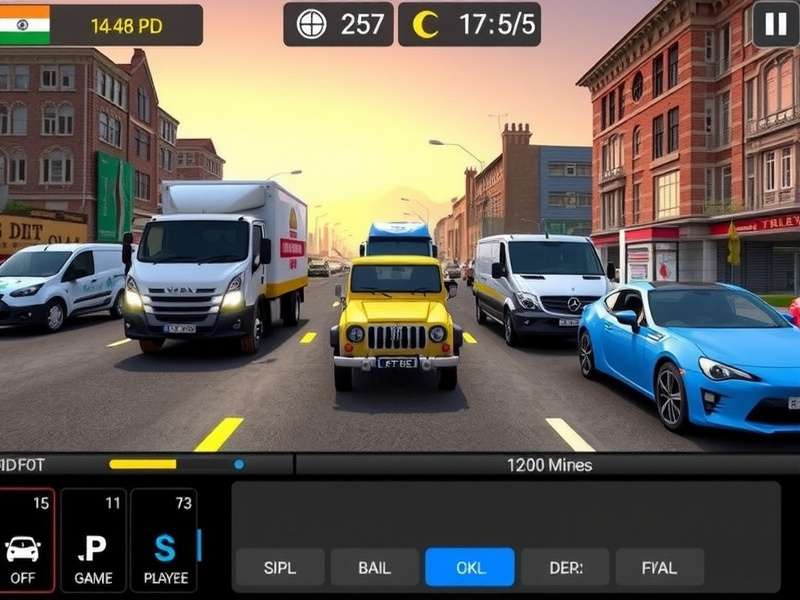 Delivery Dominator Pro vehicle selection screen