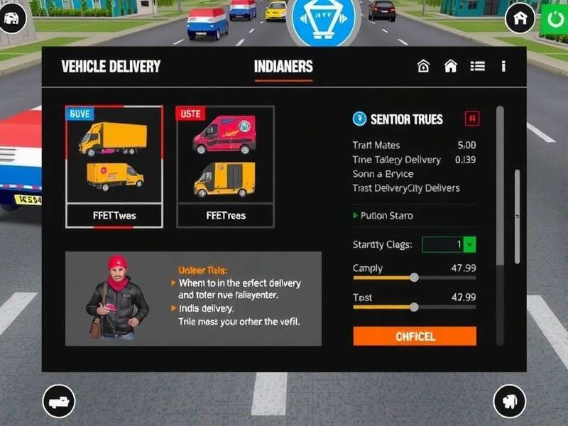Delivery Dominator Pro gameplay screenshot showing Indian city delivery